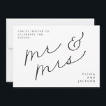 Reserve A Data Futuro Sr & Sra Script Foto P&B Save the Date<br><div class="desc">Estamos sempre adicionando novos designs diariamente!</div>