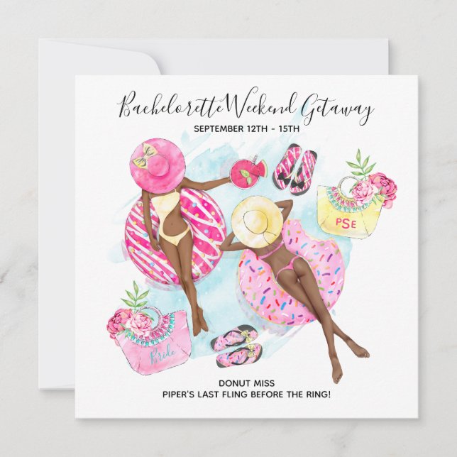 Reserve A Data Garotas da Piscina Retro em Férias de Despedida de (Frente)