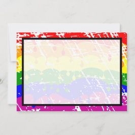 Reserve A Data Gay Arco-Íris Liberdade Sinalizador Salve a Data