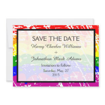 Gay Arco-Íris Liberdade Sinalizador Salve a Data