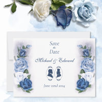 Gay Grooms Regency Rosas azuis
