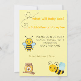 Reserve A Data Gender Reveal Theme Bee