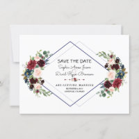Geometric Merlot Azul Marinho Floral Salve A Data