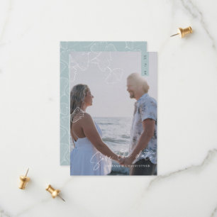 Reserve A Data Ginkgo Biloba Whimsical Flat Save The Date Card