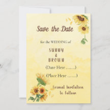 Girassol Romântico Rústico Amarelo