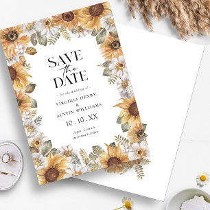 Reserve A Data Girassol Salvar a Data