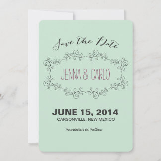 Reserve A Data giro de rabisco salvar a data