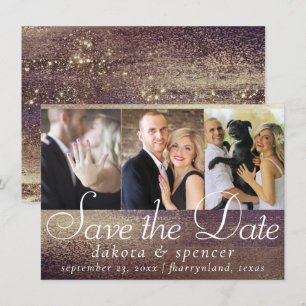 Reserve A Data Glitzy Foil Ouro Bronze Copper Glam 3 Foto