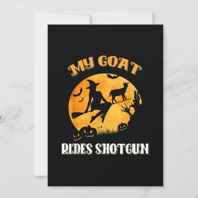 Reserve A Data Goat Shotgun Scary Halloween (Frente)