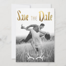 Reserve A Data Gold Foil Bohemian Glamor | Data de salvamento da