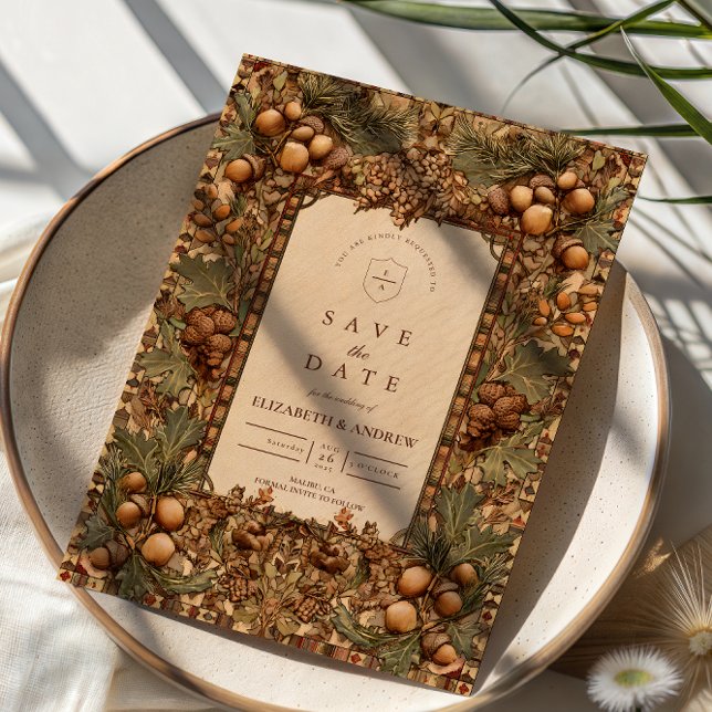 Reserve A Data Golden Oak Forest Wedding (Criador carregado)