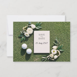 Reserve A Data Golfe Salve a Data Tema Golfista