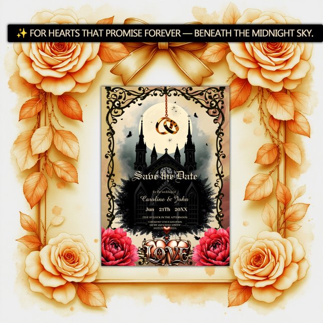 Reserve A Data Gothic Moon –Eternal Love Beneath the Midnight Sky (Criador carregado)