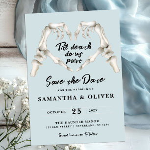 Reserve A Data Gothic Salve A Data Dusty Blue Wedding Heart