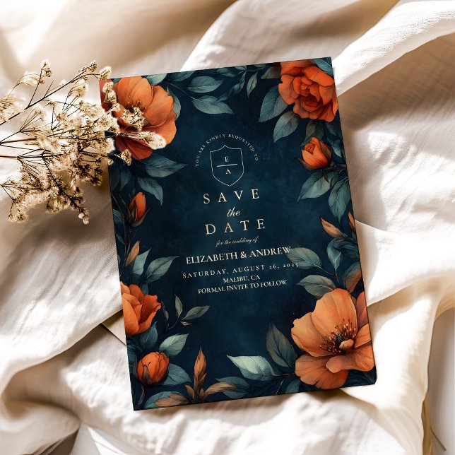 Reserve A Data Gótico Floral Temperamental (Criador carregado)