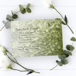 Reserve A Data Green Annabelle Hydrangea Wedding Salvar Data