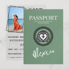 Reserve A Data Green Mexico Passport Salvar a data