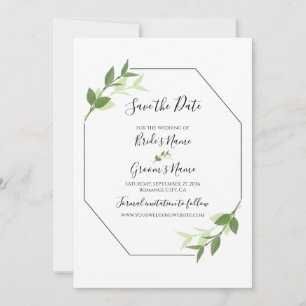 Reserve A Data Greenery Garden Deixa O Casamento De Frame Salvar 