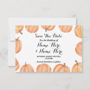 Reserve A Data Guardar A Data De Casamento Russo De Pumpkin Water