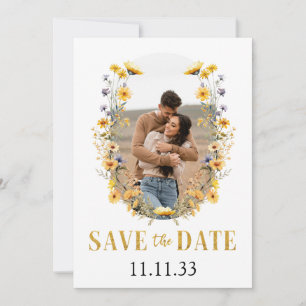 Reserve A Data Guardar a fotografia personalizada de Data Weddflo