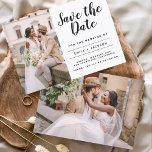 Reserve A Data Guarde a foto simples minimalista herdada<br><div class="desc">Foto minimalista moderna e elegante Salva o Cartão-postal de Casamento de Data. O cartão de convite para salvar a data inclui a tipografia moderna de script com letra manuscrita com um design chic e simples ao qual você pode adicionar sua fotografia personalizada de noivado.</div>