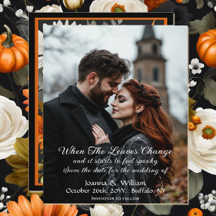 Reserve A Data Halloween Themed Wedding Photo Gothic Floral