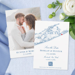 Reserve A Data Hamptons Montauk Wedding Elegante Código QR