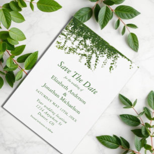 Reserve A Data Hanging Ivy Greenery Wedding