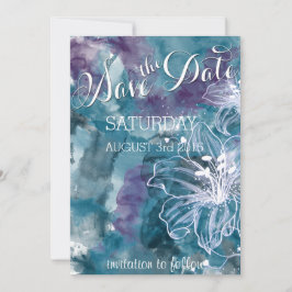 RESERVE A DATA HIBISCUS WEDT STORM BLUE WATERCOLOR