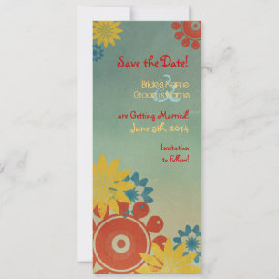 Reserve A Data Hippie Flowers Vintage Salvar A Data