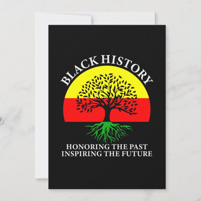 Reserve A Data Honoring Past Inspiring Future Black History Month (Frente)
