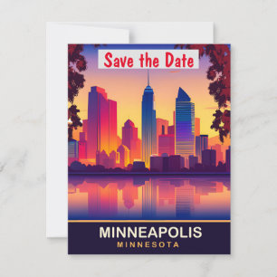 Reserve A Data Horizonte de Minneapolis Minnesota Casamento