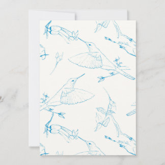 Reserve A Data Hummingbirds Pattern