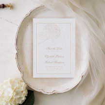 Hydrangea Ivory Frame Formal Casamento