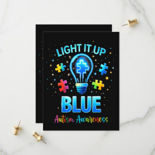 Reserve A Data Ilumine de Azul Conscientização do Autismo Autista