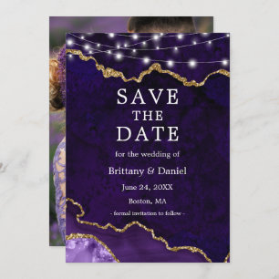 Reserve A Data Imagem das Luzes do Gato de Agato de Marble Purple