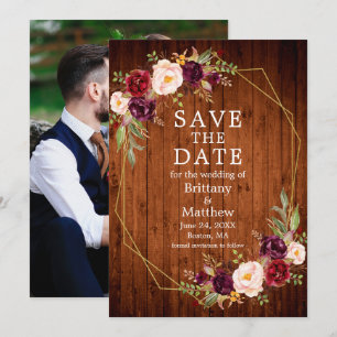 Reserve A Data Imagem do Geo da Madeira Floral Burgundy