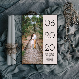 Reserve A Data Imagem do Lado Elegante - Salvar a Data   Mauve