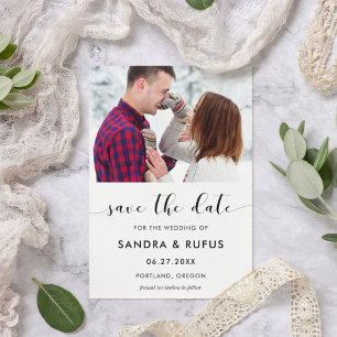 Reserve A Data Impressionante preto e branco salvar a foto de dat