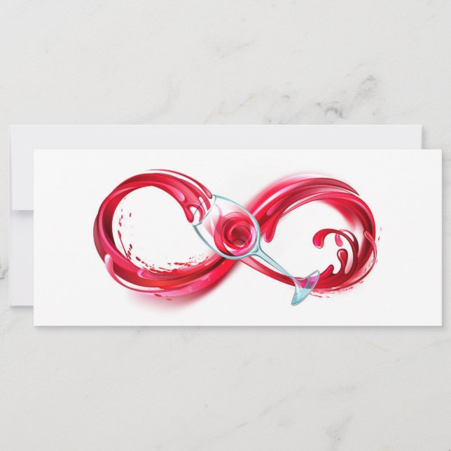 Reserve A Data Infinidade com vinho tinto (Frente)