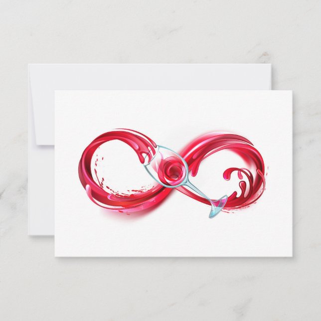 Reserve A Data Infinidade com vinho tinto (Frente)