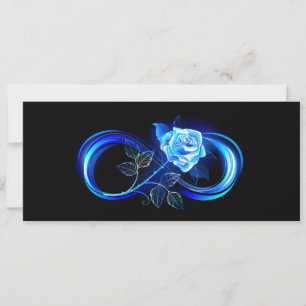Reserve A Data Infinito brilhante com rosa azul