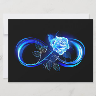 Reserve A Data Infinito brilhante com rosa azul