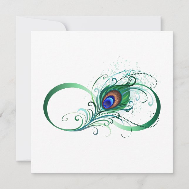 Reserve A Data Infinity Symbol with Peacock Feather (Frente)