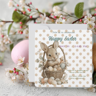 Reserve A Data invitation to Easter with Peter Rabbit