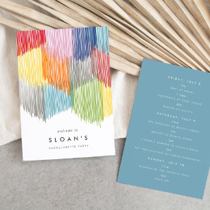 Reserve A Data Itinerário da Festa de solteira de Fringe Moderna