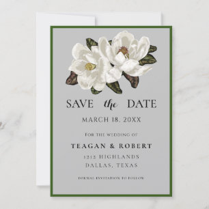 Reserve A Data Ivory Magnolia floresce nas cinzas