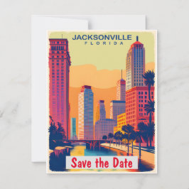 Reserve A Data Jacksonville, FL, Salve a data, Cartão-postal Anti