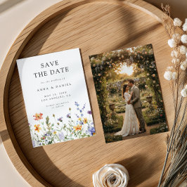 Reserve A Data Jardim de Flores Silvestres de Verão Foto