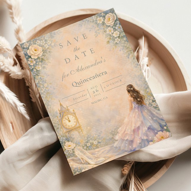 Reserve A Data Jardim Encantado de Conto de Fadas Quinceañera (Criador carregado)